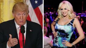 川普,AV女星暴風女丹尼爾斯（圖／翻攝自推特）