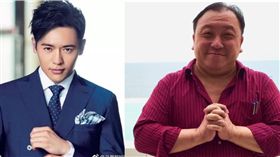 高雲翔，王晶。（合成圖／翻攝自微博）