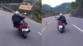 台3線「人壓車不壓」（圖／翻攝自小老婆汽機車資訊網）