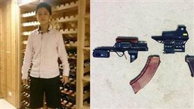 孫安佐組裝AK-47／臉書、IG