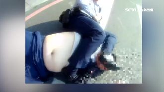 百斤毒蟲被逮想逃　警剪刀腳霸氣壓制