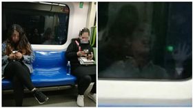 大陸天津輕軌9號線上車廂拍下靈異畫面（圖／翻攝自「爆廢公社公開版」臉書社團）