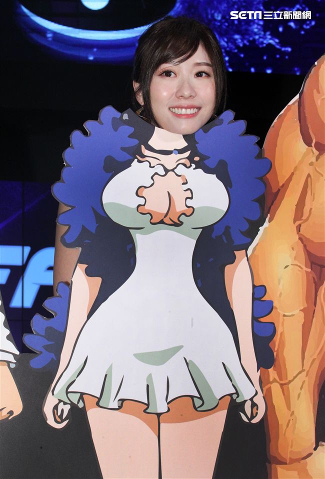 張景嵐與男友小煜交往穩定，幸福掛在臉上。（記者邱榮吉/攝影）

