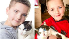 美國男孩遇見命定貓。(翻攝自ig)