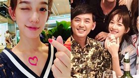 黃子佼、孟耿如、鑽戒／臉書