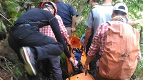 新北市,石碇,烏塗坑,雲海國小,墜落,受困,第四大隊,新北市消防局