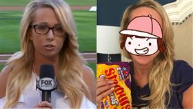 Kelsey Wingert,熊貓眼,Odubel Herrera,記者,主播,體育,界外球 圖／翻攝自推特　https://goo.gl/28rxmT