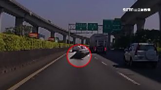 國道飛來木板砸車　報警也恐找嘸人賠