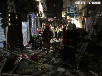 像被飛彈炸過　三重民宅氣爆2死5傷