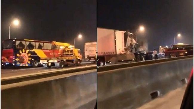 禮讓拖板車　國道5車連環撞1死2傷