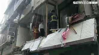 三重氣爆畫面曝光　強烈火光陽台炸飛
