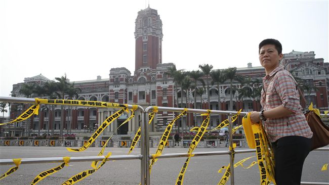 藍委憂府欲鎮壓陳抗　國防部否認