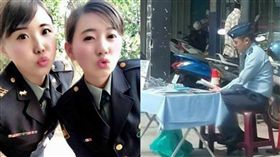  短裙募兵妹、擺攤　圖／臉書