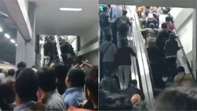 月台爆滿！乘客「搶時」竟這樣做