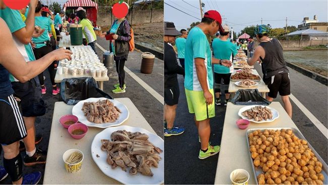 剛跑2.5km！他驚見這桌嚇壞了