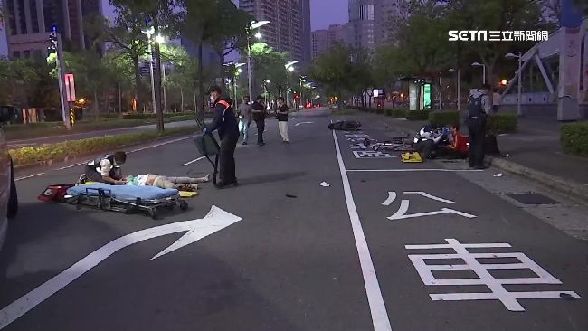失速撞飛路人　騎士滑行30尺慘毀容
