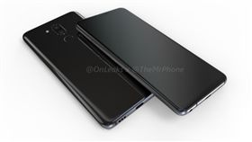 Onleaks　LG G7 翻攝推特　Android　瀏海