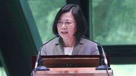 蔡總統出席國家文藝獎贈獎典禮總統蔡英文（圖）3日出席第20屆國家文藝獎贈獎典禮，推崇國家文藝獎得主們的藝術成就，也表達政府對藝術文化領域的支持。中央社記者謝佳璋攝　107年4月3日