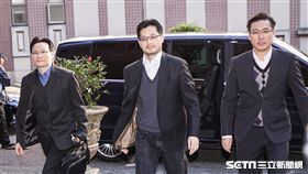 遠雄人壽總經理趙信清就大巨蛋案出庭。 圖／記者林敬旻攝