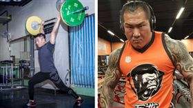 舉重國手邱一烈、館長(圖/翻攝自邱一烈、飆悍臉書)