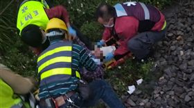 台鐵,自強號,意外,路警,傷亡
翻攝畫面