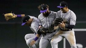 ▲Charlie Blackmon（中）。（圖／美聯社／達志影像）