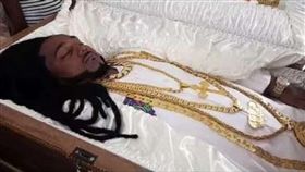 富豪,葬禮,黃金,炫富（圖／推特）