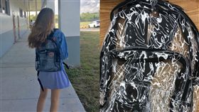 美國,佛州,高中,透明背包(圖/推特)