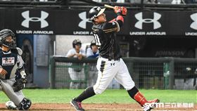 Lamigo桃猿林泓育。 圖／記者林敬旻攝