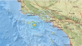 洛杉磯5.3有感地震／美國地質調查局　推特