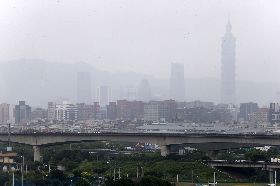 沙塵暴來襲　全台空氣品質差