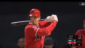 美國職棒大聯盟洛杉磯天使隊日籍球星大谷翔平今天迎戰運動家隊再度展現長打實力，第2局敲出陽春砲，連3場開轟，幫助天使隊追回一分。（圖／翻攝自Angels推特）