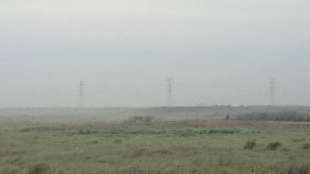 台西空氣品質褐爆　西濱大橋下揚塵滾滾