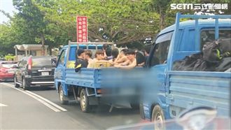 墾丁違法載潛水客　坐車斗無防護恐摔