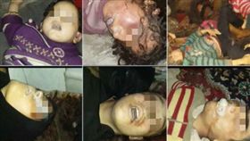 敘利亞城鎮杜馬（Douma）驚傳遭政府軍化武攻擊，至少70名平民慘死（圖／翻攝自推特）