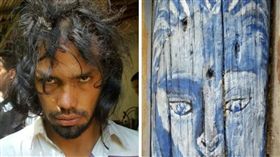 委內瑞拉,食人魔,焚屍,畫作,骨灰,鮮血（圖／翻攝自douglasricovzla Instagram）