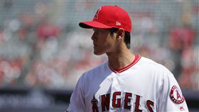 大谷翔平投手天使主場首戰。（圖／美聯社／達志影像）
