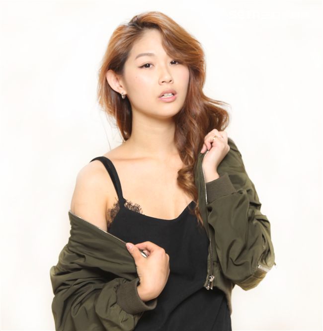 十足活力感洋派美女NANA盧芃宇。（記者邱榮吉/攝影）