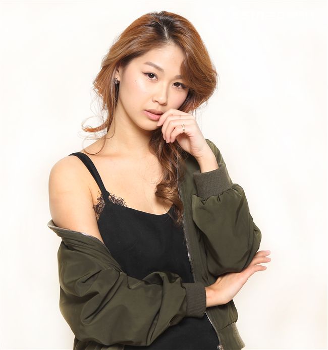 十足活力感洋派美女NANA盧芃宇。（記者邱榮吉/攝影）