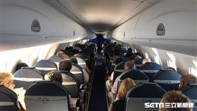 機艙,單走道客機,飛機,航空。（圖／記者簡佑庭攝）