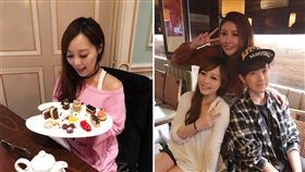 「小蜜桃姐姐」朱安禹，蝴蝶姐姐，西瓜哥哥。（合成圖／翻攝自微博）