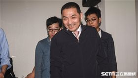 國民黨新北市長擬參選人侯友宜5日前往新北市黨部領表並登記參選。 圖／記者林敬旻攝