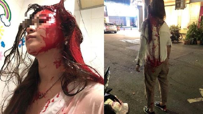 棄標還撂人？女直播主遭買家潑漆砸蛋