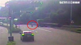 苗栗,國3,交流道,拖板車,機車,後輪,輾斃,臟器外露