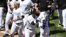 洛磯教士清空板凳。（圖／美聯社／達志影像）