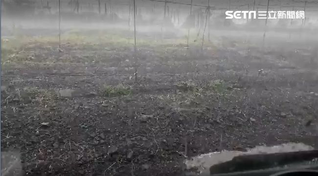 對流旺盛！日月潭、玉山下珍珠般冰雹