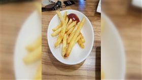 薯條,簡餐店,份量,100元,爆怨公社,爆料公社　圖／翻攝自臉書爆料公社官網