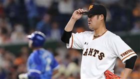 大竹寬遭橫濱敲出全壘打。（圖／取自巨人推特）