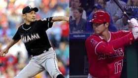 要大谷翔平「直球對決」　鈴木一朗怕了：他的球也飛太遠！
合成圖／翻攝自mlb_player_bot & umnmu Twitter
https://twitter.com/mlb_player_bot/status/983688077527760896
https://twitter.com/umnmu/status/984602088175890432