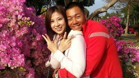 女星林家嘉，跟球星林益全。(翻攝自網路)